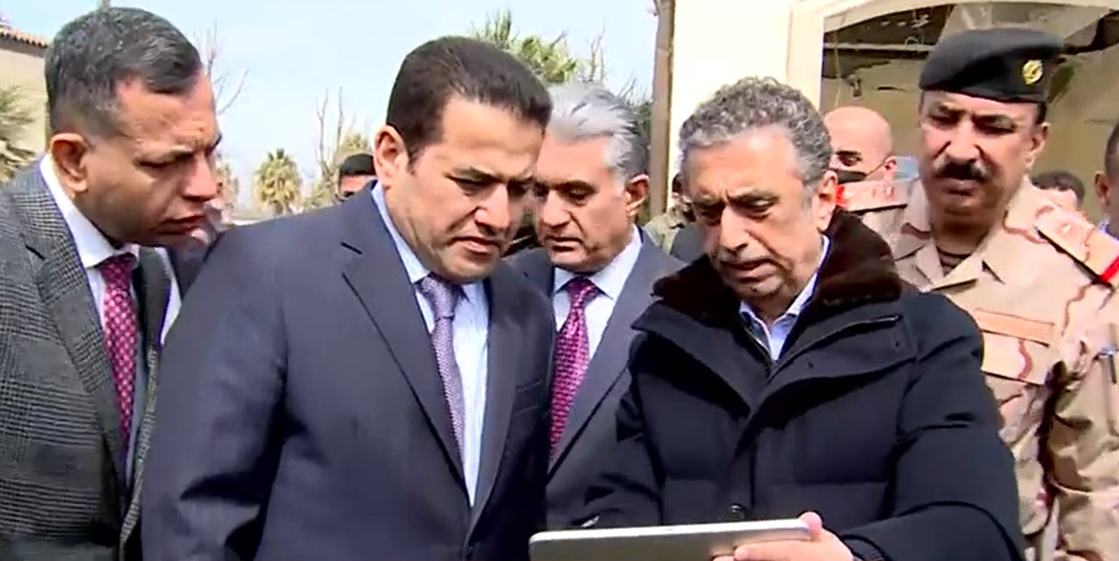 اللجنة التحقيقية برئاسة الأعرجي تتفقد منزلا تعرض لقصف ايراني في اربيل